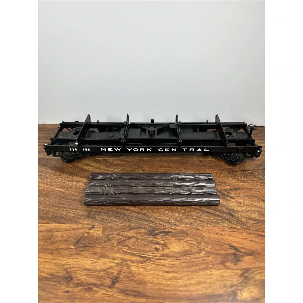 K-Line 336155 NYC Operating Log Dump Car w/ 4‎ Logs O/027 ga. wks/ Lionel 2005